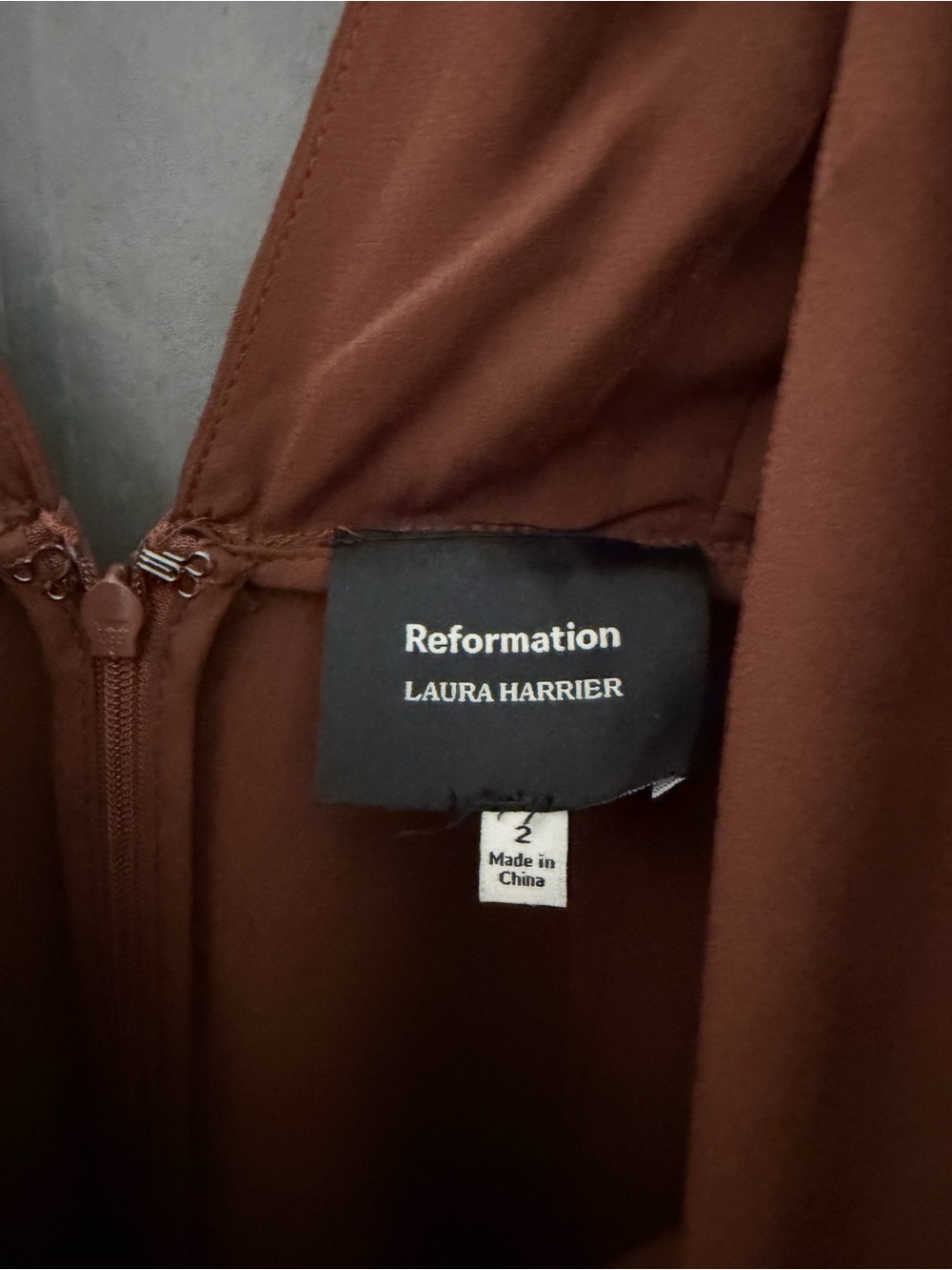 Reformation Velda Dress Laura Harrier Size 2 B503 - Picture 6 of 8